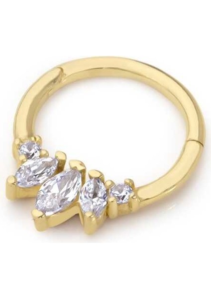 Markiz Taşlı Helix Piercing