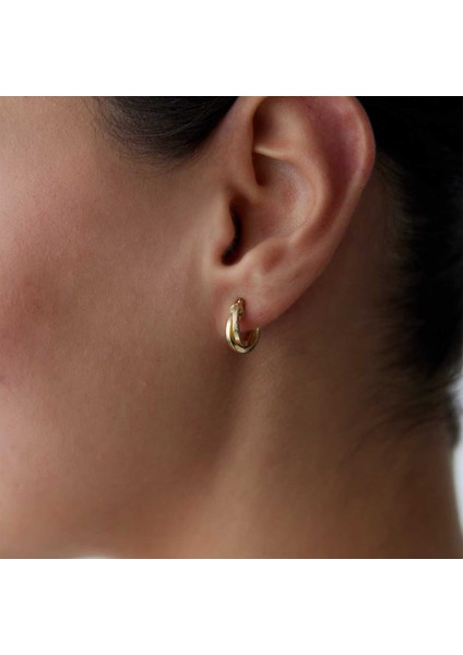 Köşeli Kıvrım Küpe