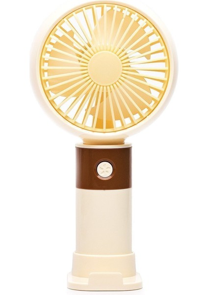 Taşınabililir Mini USB Şarjlı 3 Kademeli El Masaüstü Vantilatör Fan Soğutucu YM88214