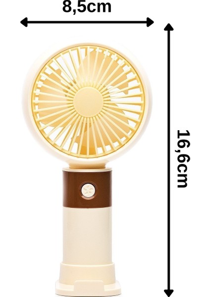 Taşınabililir Mini USB Şarjlı 3 Kademeli El Masaüstü Vantilatör Fan Soğutucu YM88214 fiyatları