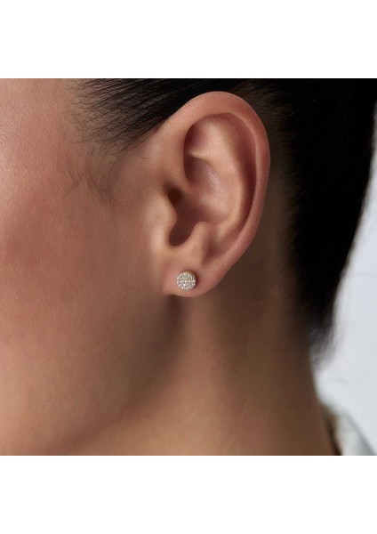 Taşlı Çember Küpe