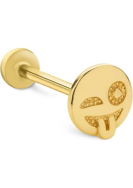 Göz Kırpma Emoji Tragus Piercing