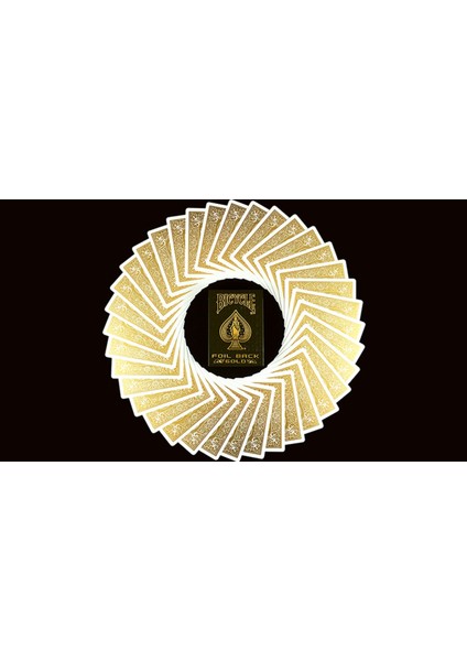 Metalluxe Gold Playing Cards Limited Edition modelleri