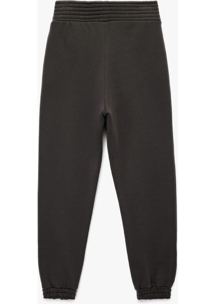 Yüksek Bel Rahat Kalıp Cepli Jogger Eşofman Altı fiyatları