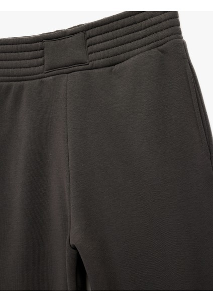 Yüksek Bel Rahat Kalıp Cepli Jogger Eşofman Altı modelleri