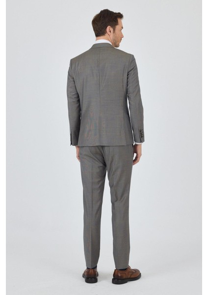 Lacivert Mono Yaka Düz 2 Düğme Classic Yünlü Slim Fit Takım Elbise 1001250175 indirimleri