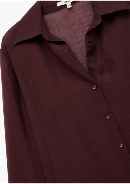 Bol Kalıp Uzun Kollu Klasik Yaka Gömlek modelleri