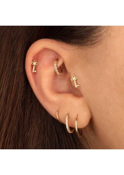 Anahtar Minimal Tragus Piercing