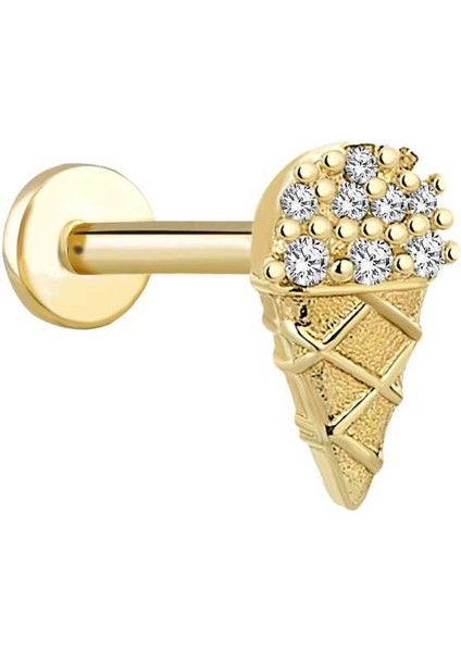 Külah Taşlı Tragus Piercing