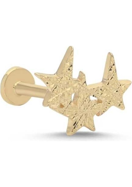 Üç Yıldız Tragus Piercing