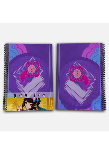 Genshin Impact Yun Jin Kareli A4 Okul Defteri 72 Yaprak