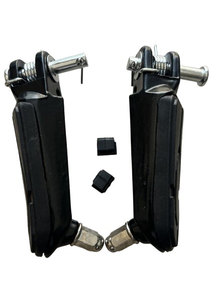 Bajaj Pulsar NS200 RS200 Ön Sağ-Sol Ayaklık Basamak Sürücü Basamağı Takımı Siyah