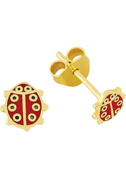 Uğur Böceği Çocuk Küpe