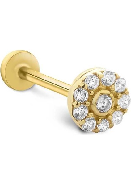 Ball Çiçek Tragus Piercing