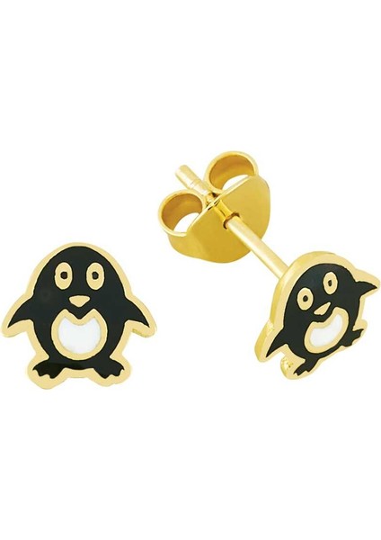 Penguen Çocuk Küpesi