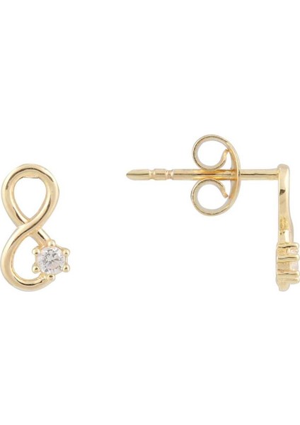 Tektaş Sonsuzluk Çocuk Küpesi