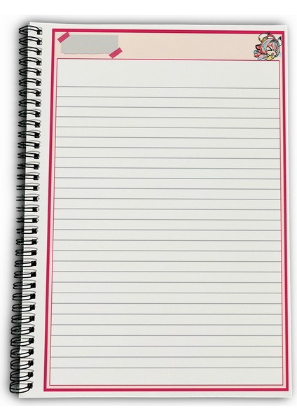 Genshin Impact Varesa Çizgili A4 Okul Defteri 72 Yaprak indirimleri