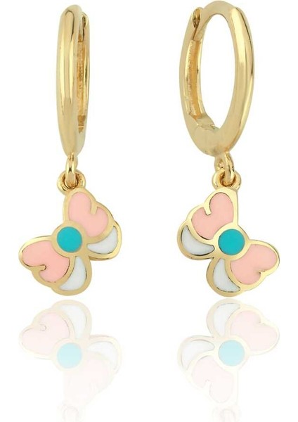 Fiyonk Halka Sallantılı Çocuk Küpesi