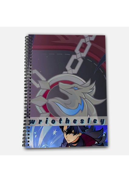 Genshin Impact Wriothesley Kareli A4 Okul Defteri 72 Yaprak fiyatları