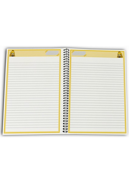 Genshin Impact Navia Çizgili A4 Okul Defteri 72 Yaprak fırsatları