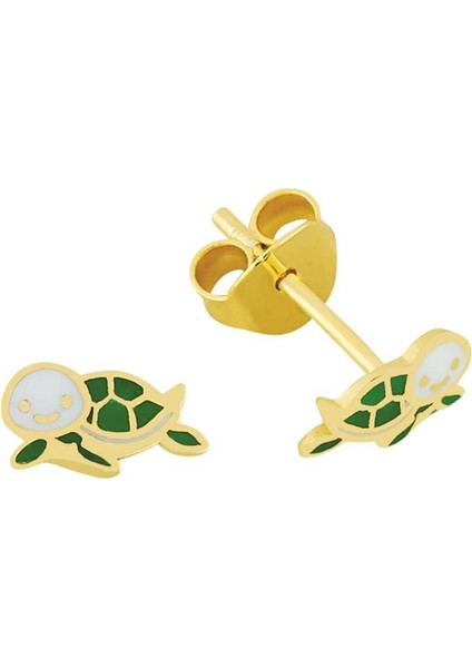 Caretta Caretta Çocuk Küpesi