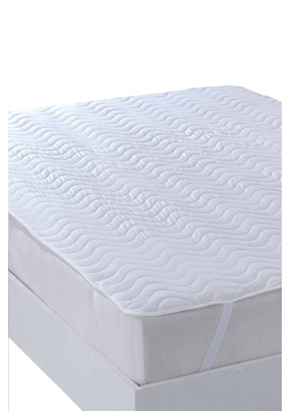 Kapitoneli Sıvı Geçirmez Alez 220X200 cm Çift Kişilik Köşe Lastikli fırsatları