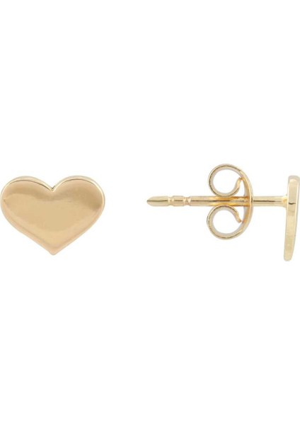 Sade Kalp Çocuk Küpesi