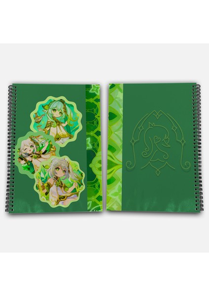 Genshin Impact Nahida Çizgisiz A4 Okul Defteri 72 Yaprak