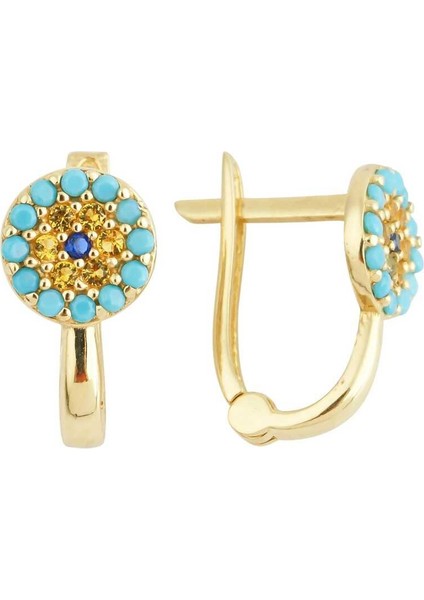 Renkli Taş Çocuk Küpesi