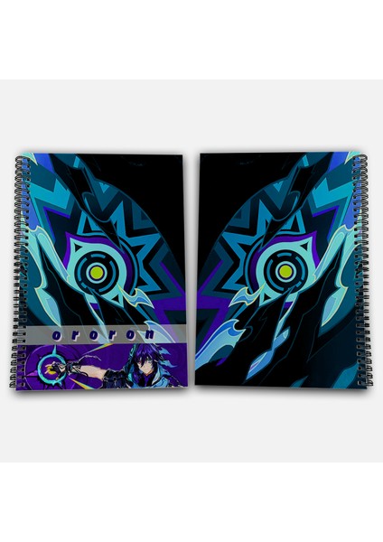 Genshin Impact Ororon Kareli A4 Okul Defteri 72 Yaprak