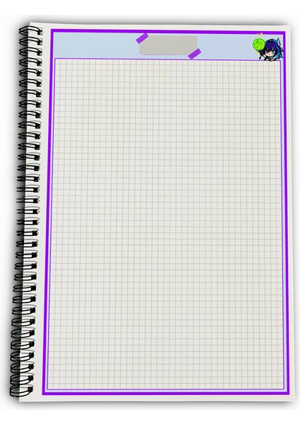 Genshin Impact Ororon Kareli A4 Okul Defteri 72 Yaprak indirimleri