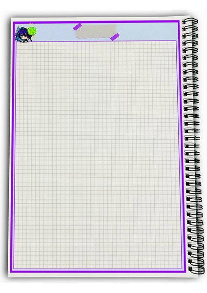 Genshin Impact Ororon Kareli A4 Okul Defteri 72 Yaprak