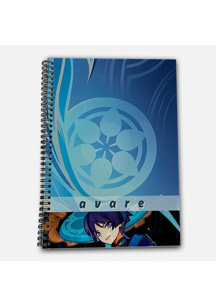 Genshin Impact Avare Wanderer Kareli A4 Okul Defteri 72 Yaprak fiyatları