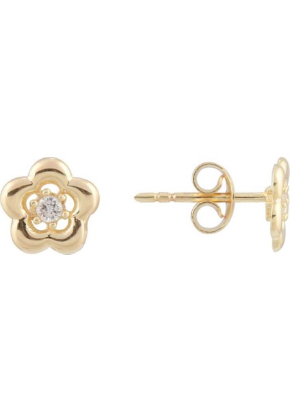 Tektaş Çiçek Çocuk Küpesi