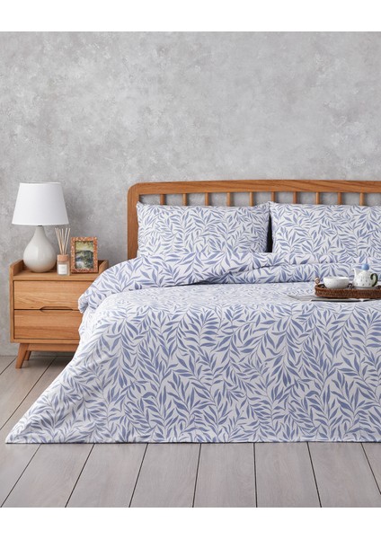 Leaf Dream Kolay Ütülenir Tek Kişilik Nevresim Takımı 160X220 cm Mavi fiyatları
