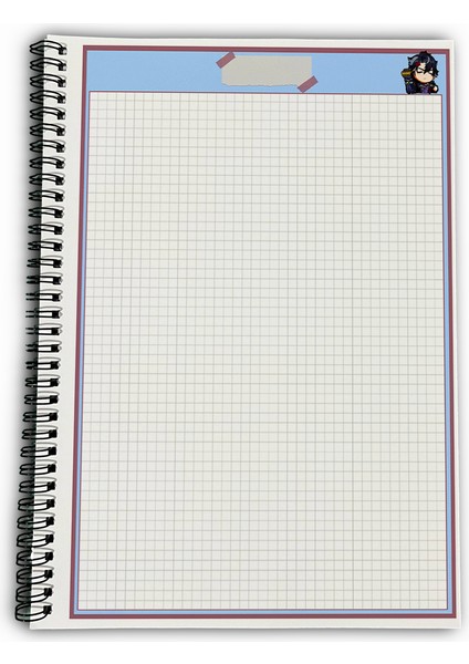 Genshin Impact Wriothesley Kareli A4 Okul Defteri 72 Yaprak indirimleri