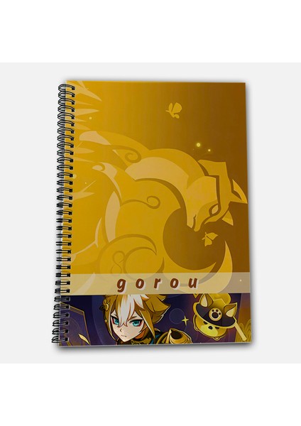 Genshin Impact Gorou Kareli A4 Okul Defteri 72 Yaprak fiyatları