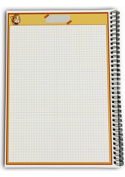 Genshin Impact Gorou Kareli A4 Okul Defteri 72 Yaprak