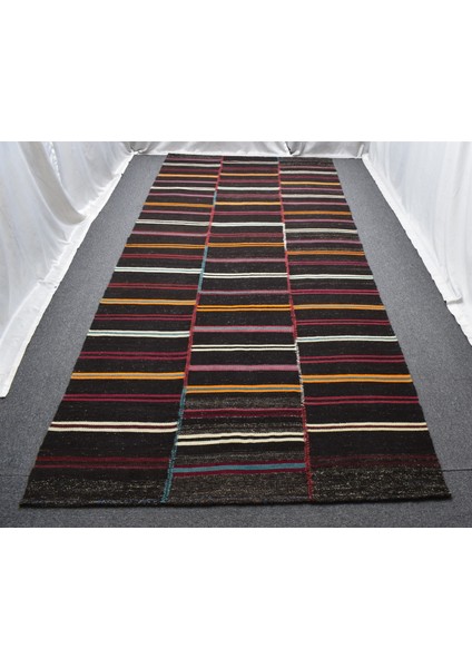 El Dokuma Devasa Çizgili Gökçeağaç Kastamonu Yün Kilim 6258 fiyatları