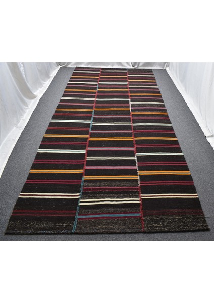 El Dokuma Devasa Çizgili Gökçeağaç Kastamonu Yün Kilim 6258 modelleri