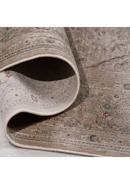 Klasik Kahverengi Viskon Dikdörtgen Modern Desenli Akrilik Hav Vermeyen Leke Tutmayan Kolay Temizlenen Yumuşak Makine Salon Yolluk Mutfak Halı modelleri