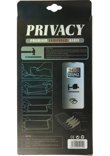 iPhone 12 Pro 34D Hayalet Izgaralı Cam - BRNTEK3520-6946 fiyatları
