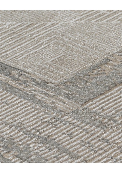 Maja Çerçeveli Gri Mikrofiber Dikdörtgen Modern Desenli Akrilik Hav Vermeyen Leke Tutmayan Kolay Temizlenen Yumuşak Makine Salon Yolluk Mutfak Halı modelleri