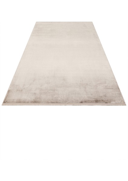 Düz Bej Viskon Dikdörtgen Modern Desenli Akrilik Hav Vermeyen Leke Tutmayan Kolay Temizlenen Yumuşak Makine Salon Yolluk Mutfak Halı