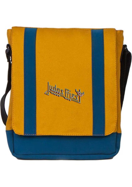 Heybe Çanta Judas Priest Logo 2 Sarı Renk