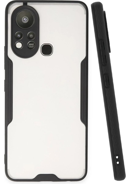 Infinix Hot 11S Kılıf Platin Silikon - Siyah - BRNTEK3698-3682
