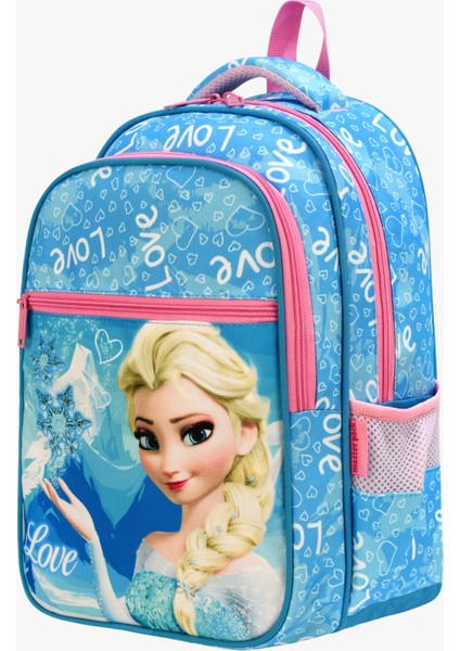 Kız Çocuk Ortopedik Sırt Destekli Mavi Ilkokul Sırt Çantası ve Beslenmeli Ilkokul Çantası fiyatları