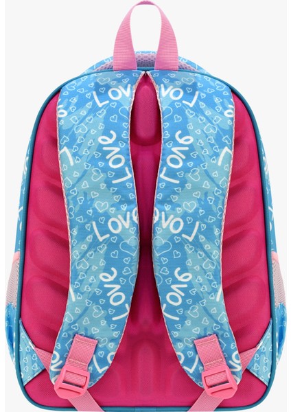 Kız Çocuk Ortopedik Sırt Destekli Mavi Ilkokul Sırt Çantası ve Beslenmeli Ilkokul Çantası fırsatları