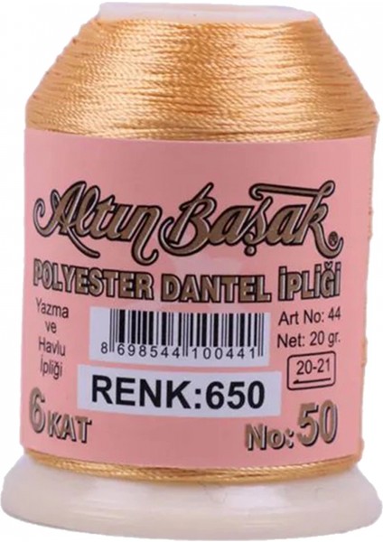 3 Adet Altınbaşak Oya ve Dantel Ipi 20 gr - - No: 650 modelleri