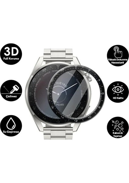 Huawei Watch 3 Pro 3D Full Kaplama Ekran Koruyucu PET+PMMA-(1903) - BRNTEK5389-5560 fiyatları